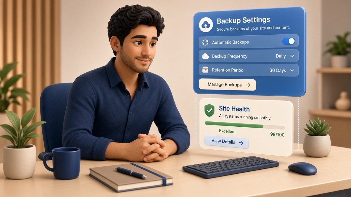 Website-Admin und Backup